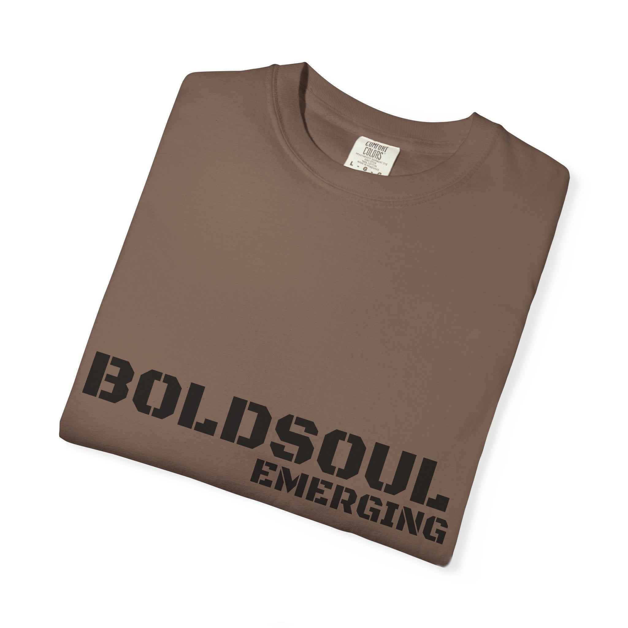BOLDSOUL Garment-Dyed T-Shirt — Heavyweight Unisex Graphic Tee