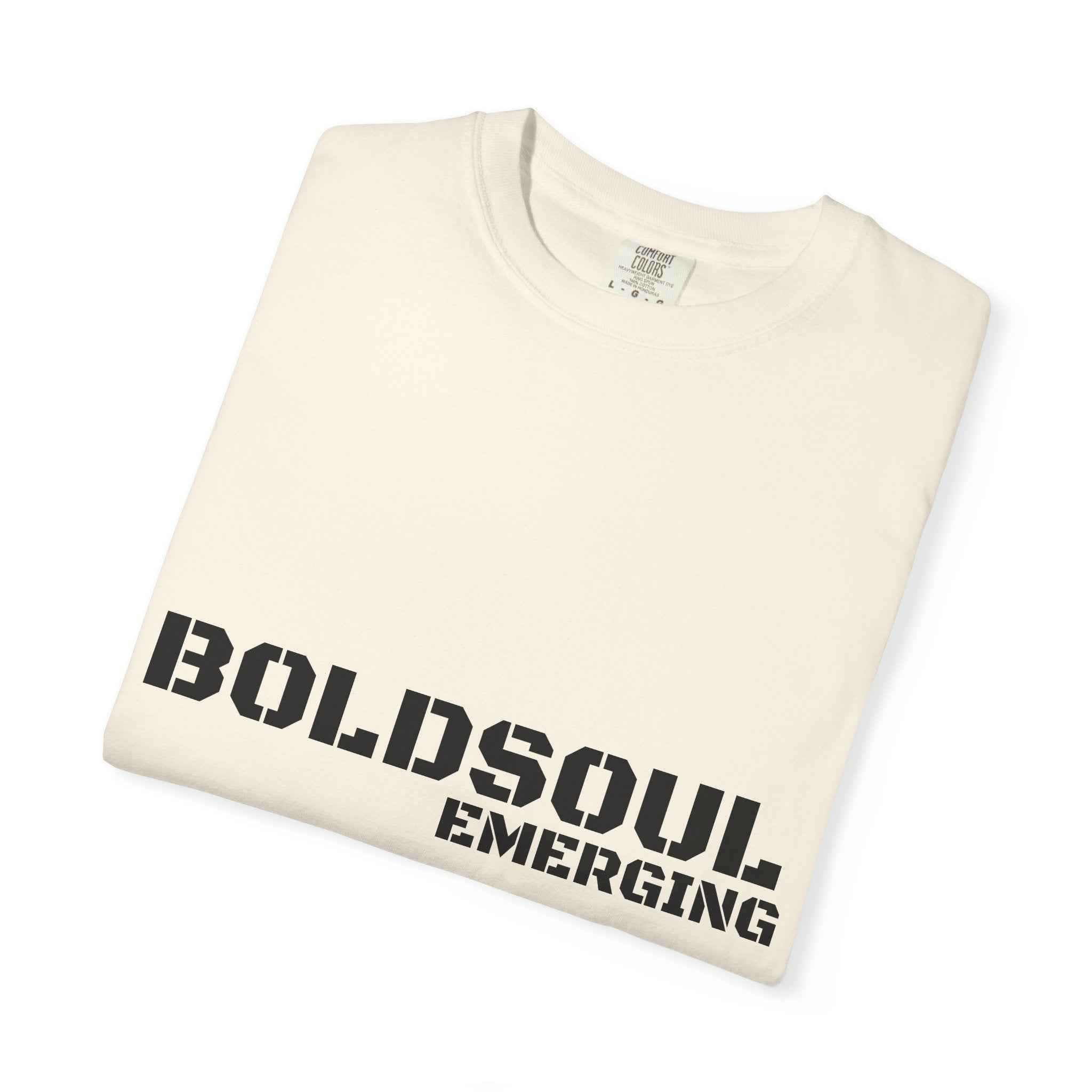BOLDSOUL Garment-Dyed T-Shirt — Heavyweight Unisex Graphic Tee