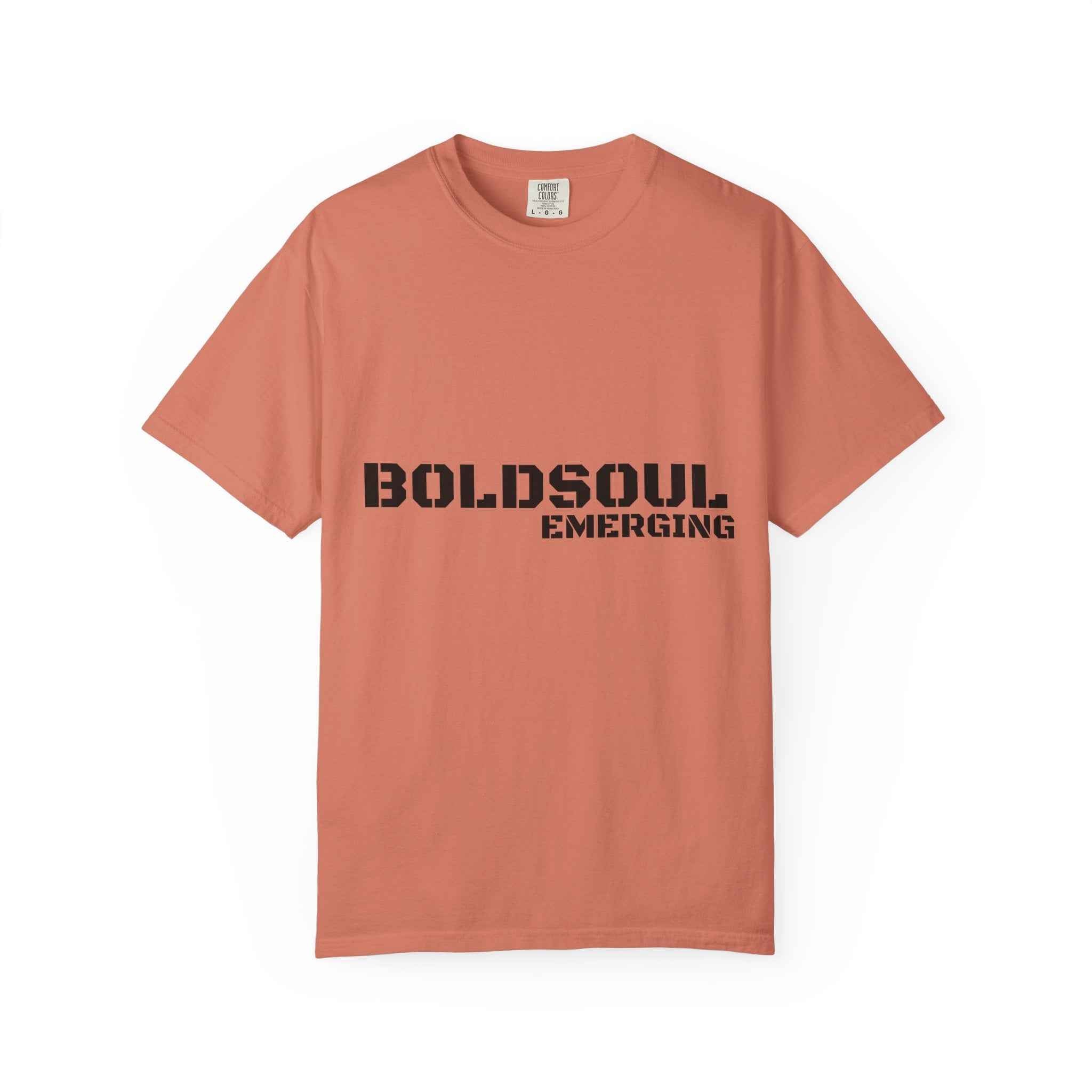 BOLDSOUL Garment-Dyed T-Shirt — Heavyweight Unisex Graphic Tee