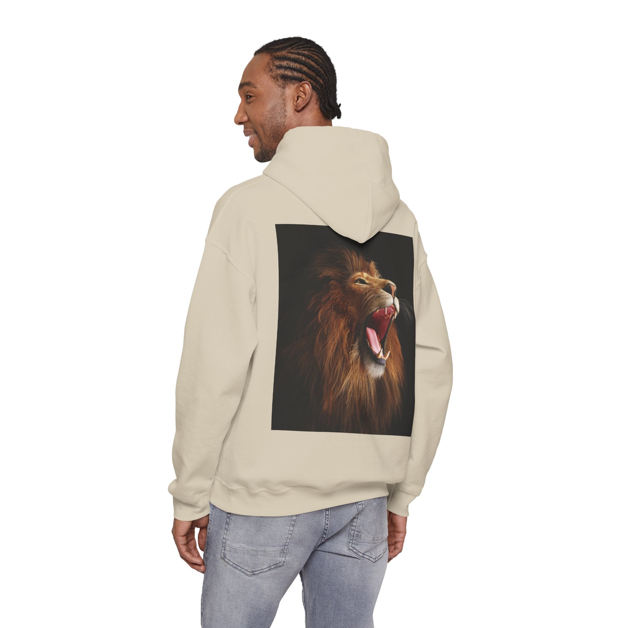 Lion Roar Hoodie — Courage & Confidence Graphic Sweatshirt