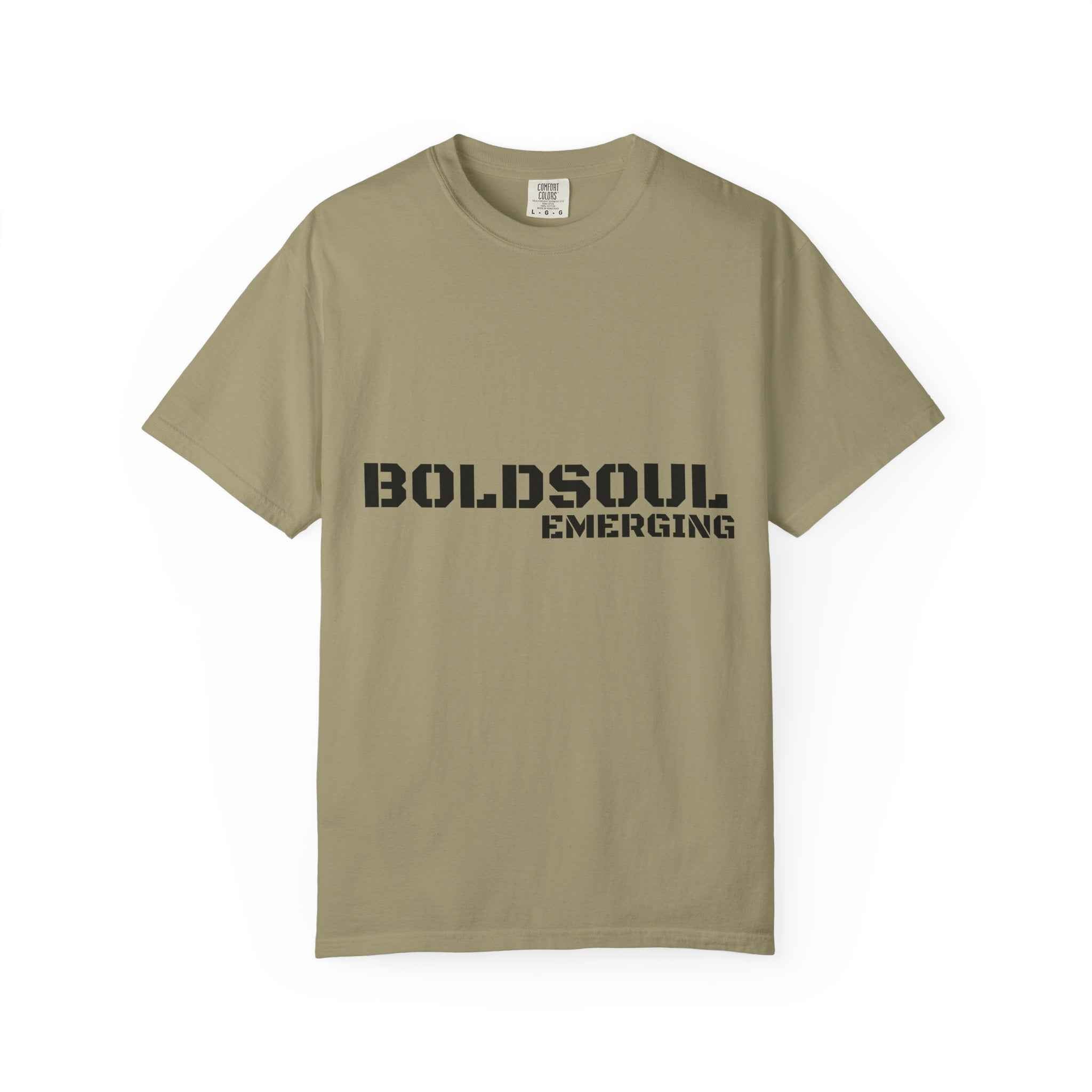 BOLDSOUL Garment-Dyed T-Shirt — Heavyweight Unisex Graphic Tee