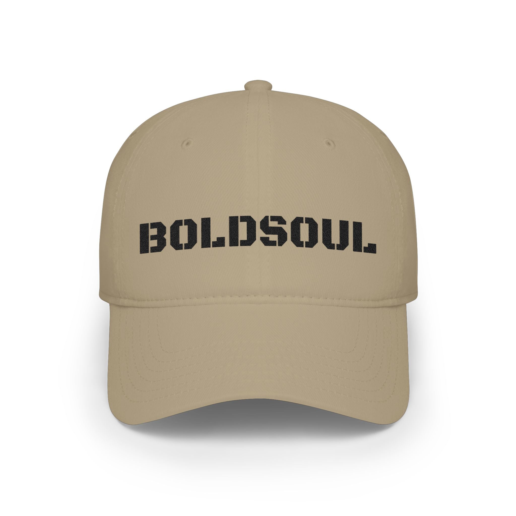 BOLDSOUL Low Profile Baseball Cap — Custom Cotton Streetwear Hat