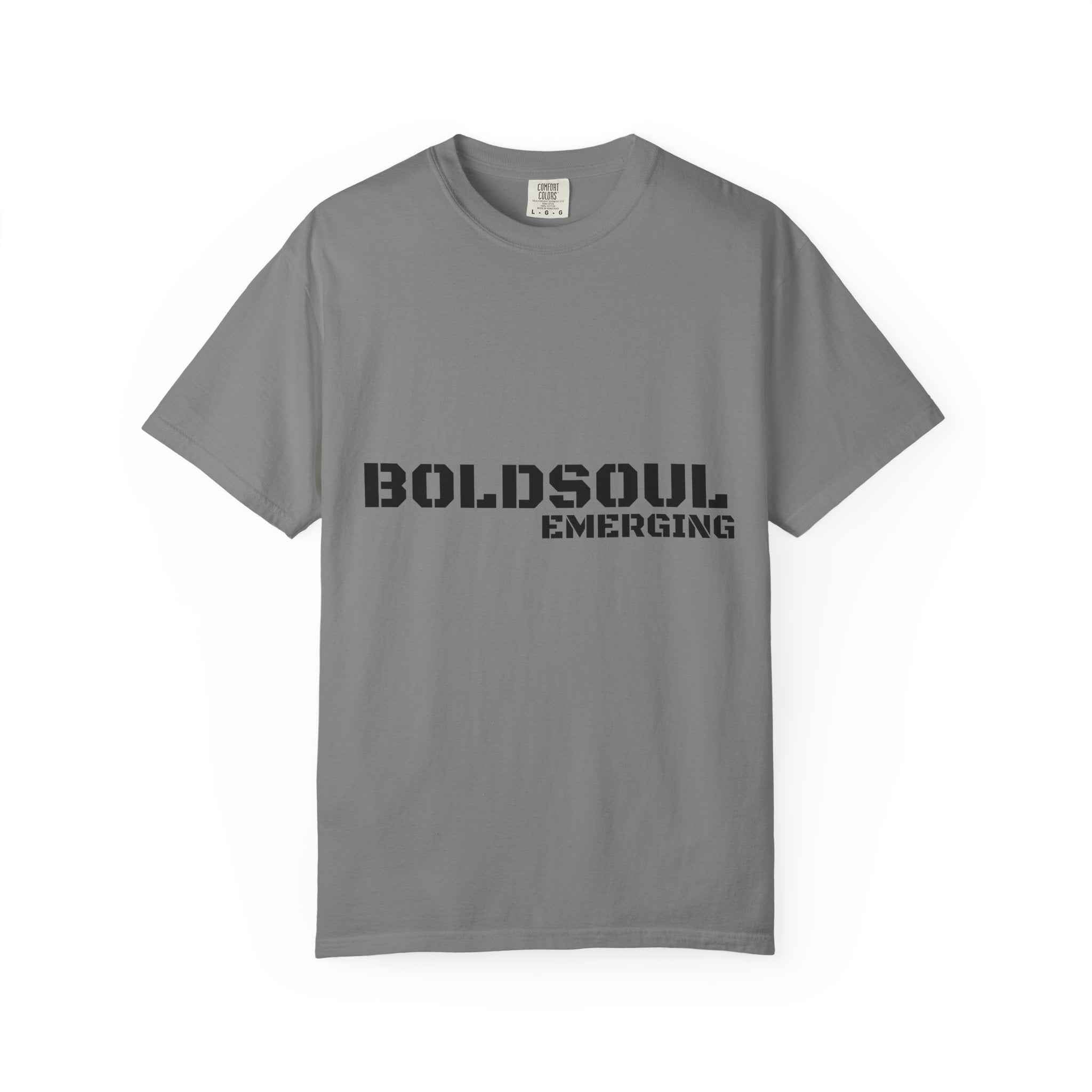 BOLDSOUL Garment-Dyed T-Shirt — Heavyweight Unisex Graphic Tee