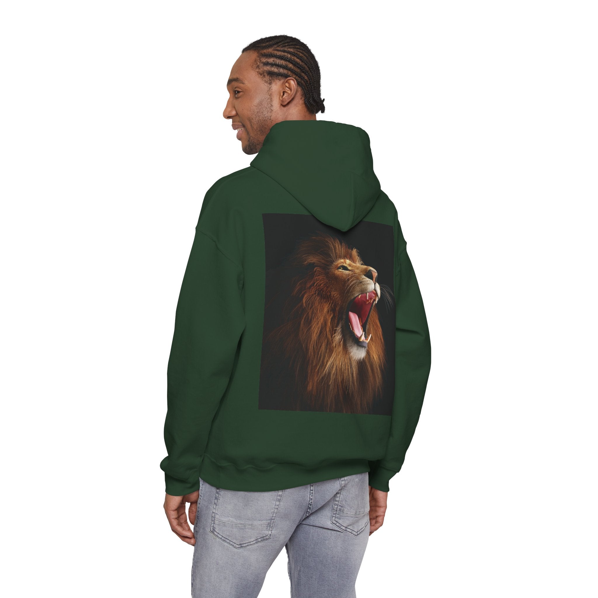 Lion Roar Hoodie — Courage & Confidence Graphic Sweatshirt