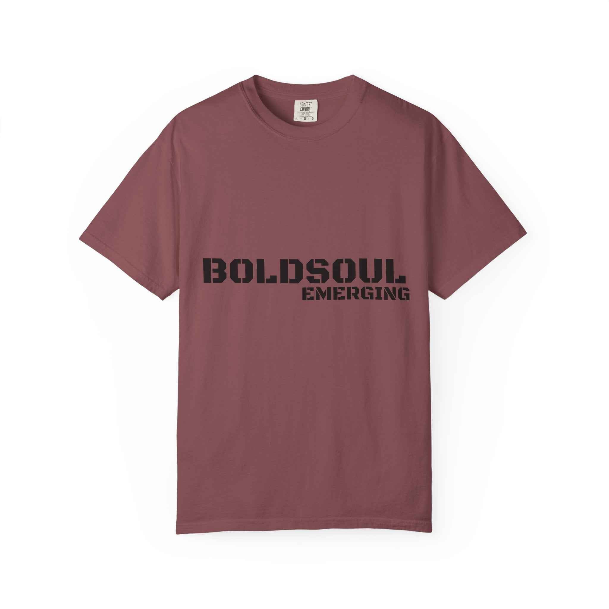 BOLDSOUL Garment-Dyed T-Shirt — Heavyweight Unisex Graphic Tee