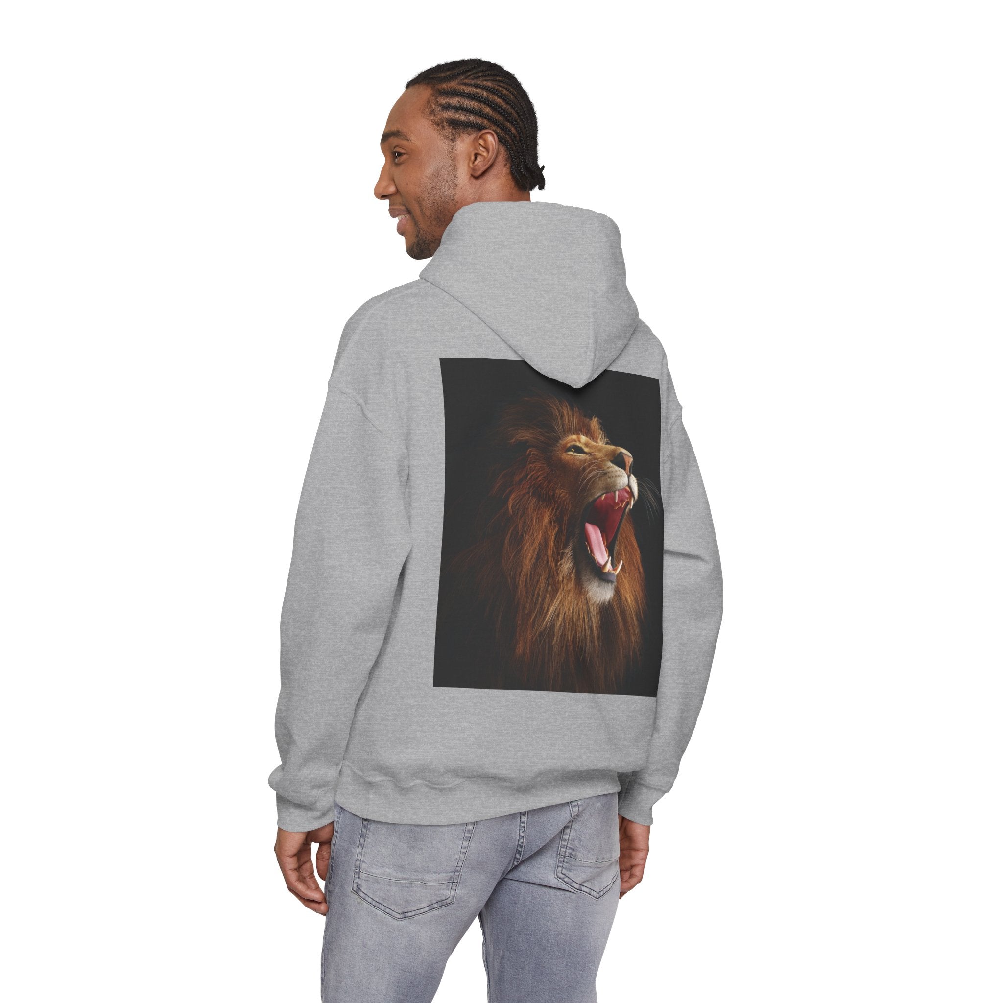 Lion Roar Hoodie — Courage & Confidence Graphic Sweatshirt