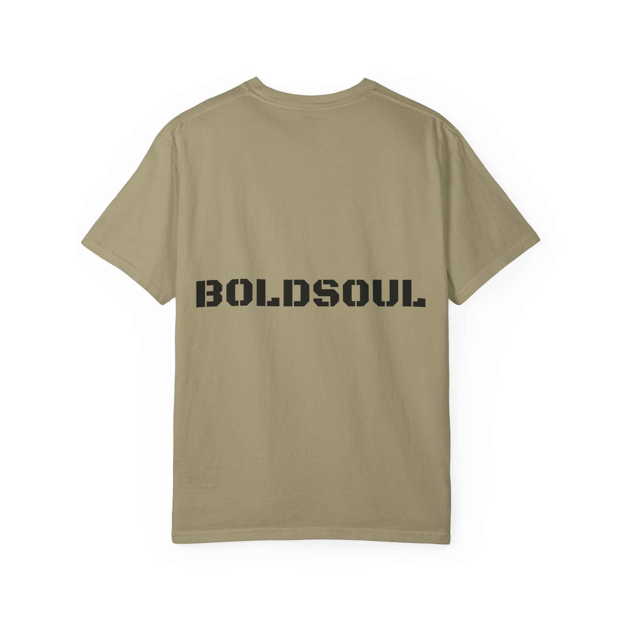 BOLDSOUL Garment-Dyed T-Shirt — Heavyweight Unisex Graphic Tee