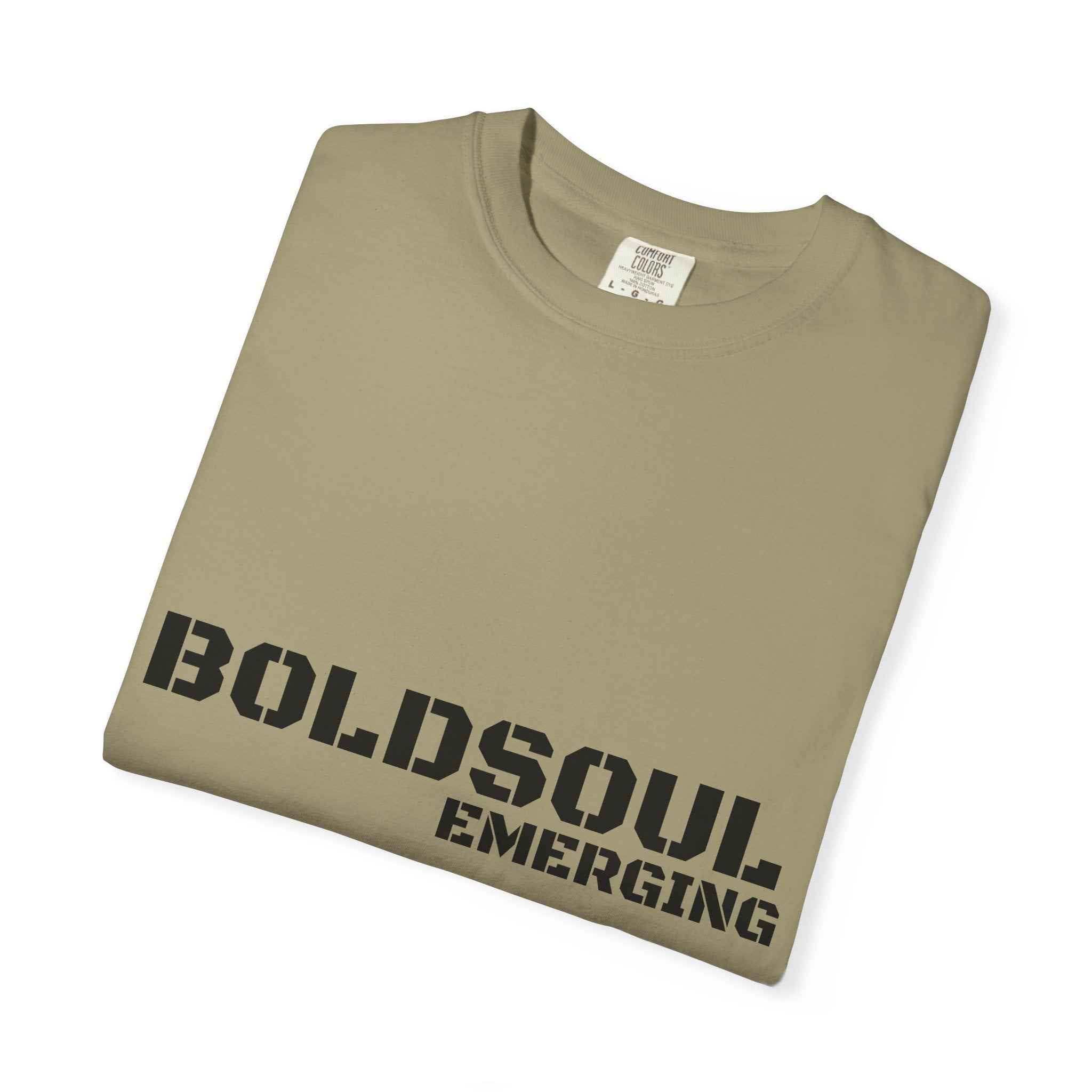 BOLDSOUL Garment-Dyed T-Shirt — Heavyweight Unisex Graphic Tee