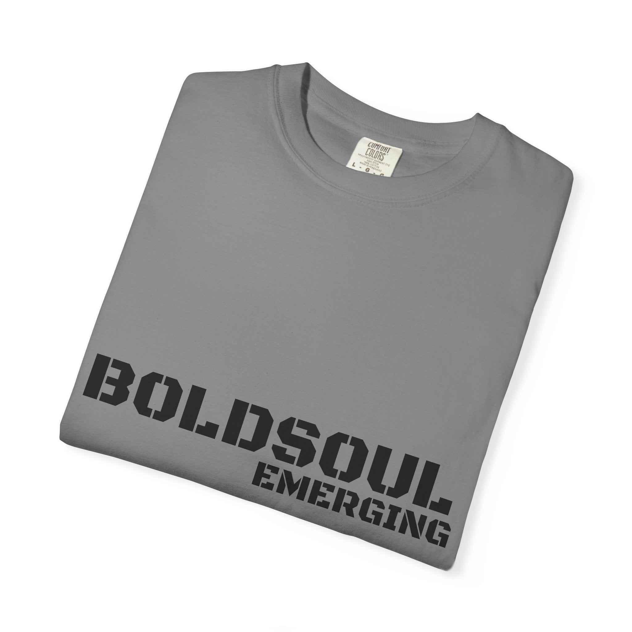 BOLDSOUL Garment-Dyed T-Shirt — Heavyweight Unisex Graphic Tee