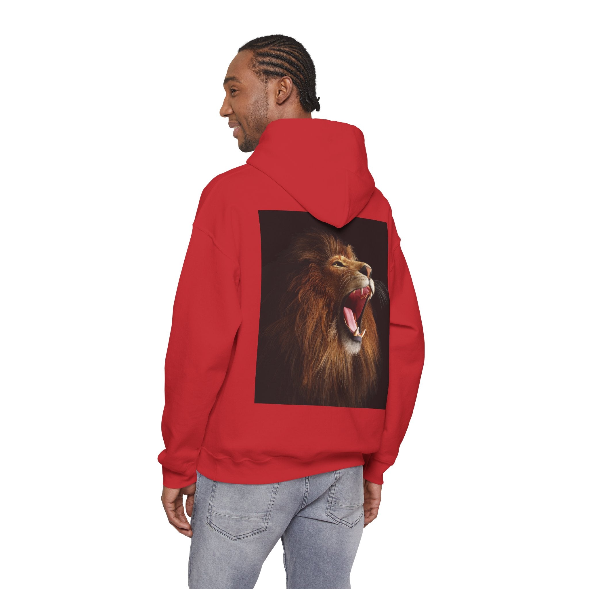 Lion Roar Hoodie — Courage & Confidence Graphic Sweatshirt