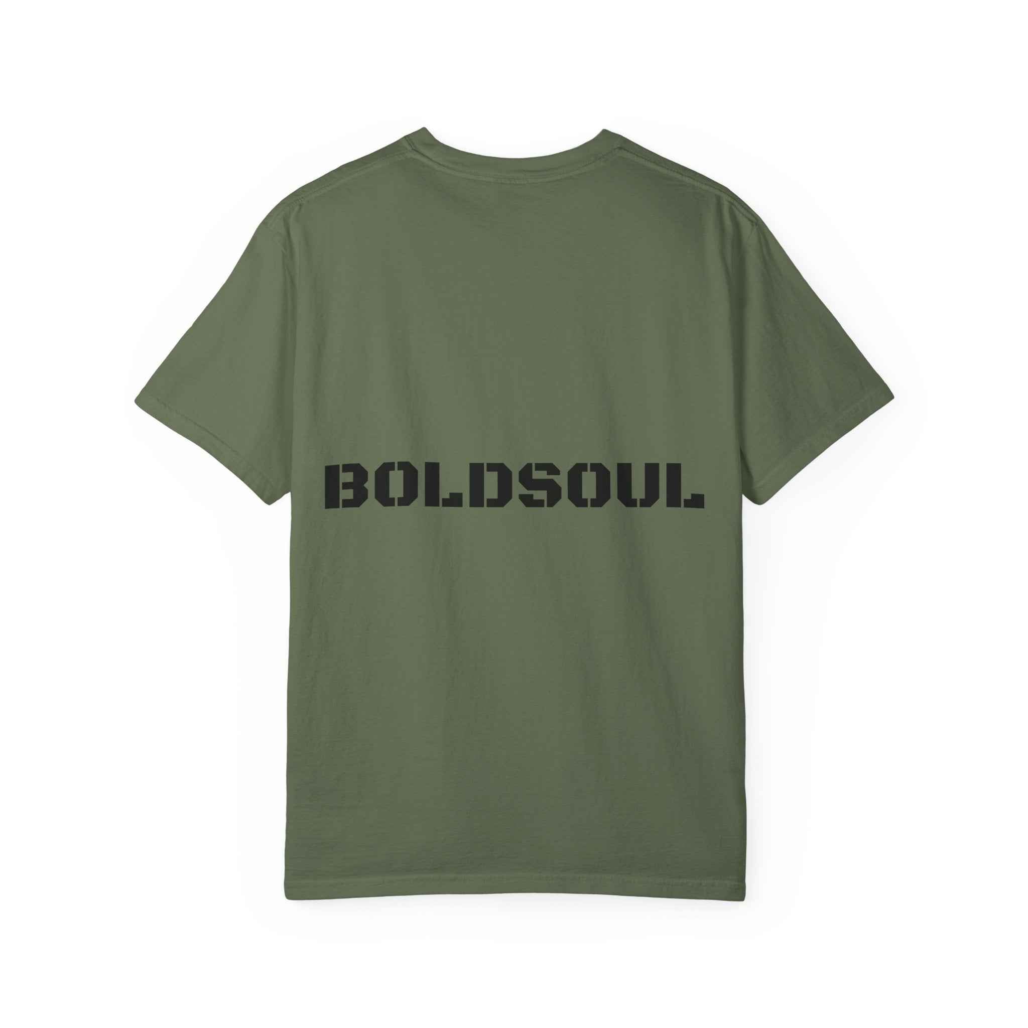 BOLDSOUL Garment-Dyed T-Shirt — Heavyweight Unisex Graphic Tee