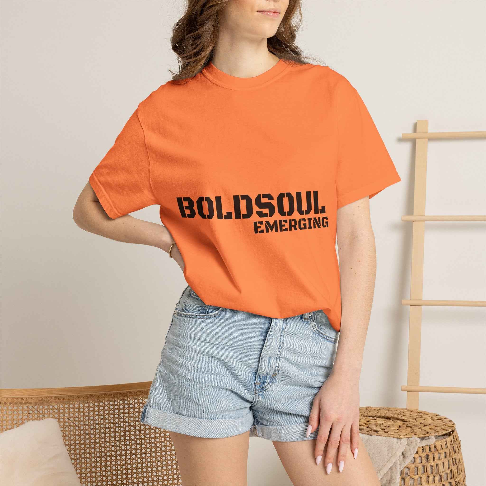 BOLDSOUL Garment-Dyed T-Shirt — Heavyweight Unisex Graphic Tee