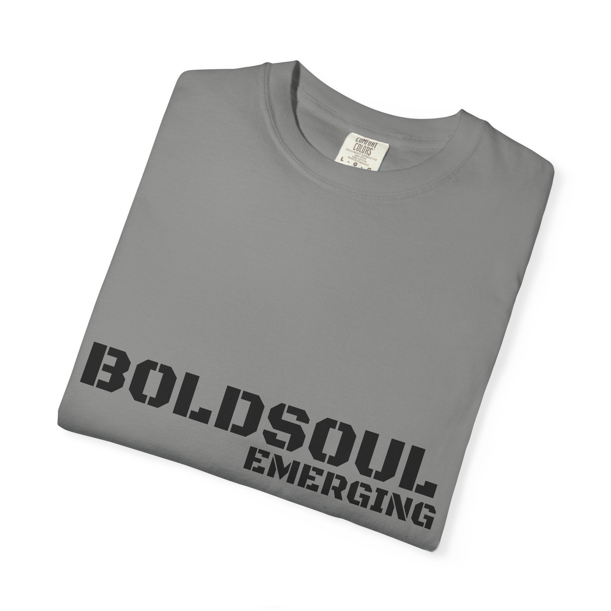 BOLDSOUL Garment-Dyed T-Shirt — Heavyweight Unisex Graphic Tee