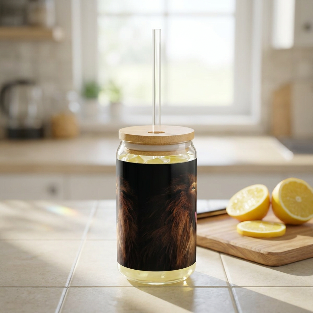 Lion Roar Sipper Glass
