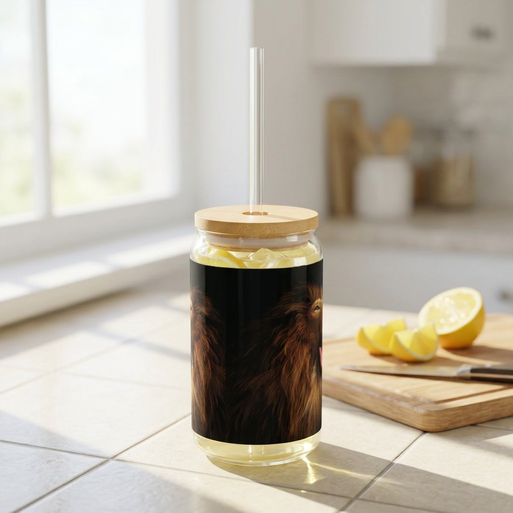 Lion Roar Sipper Glass
