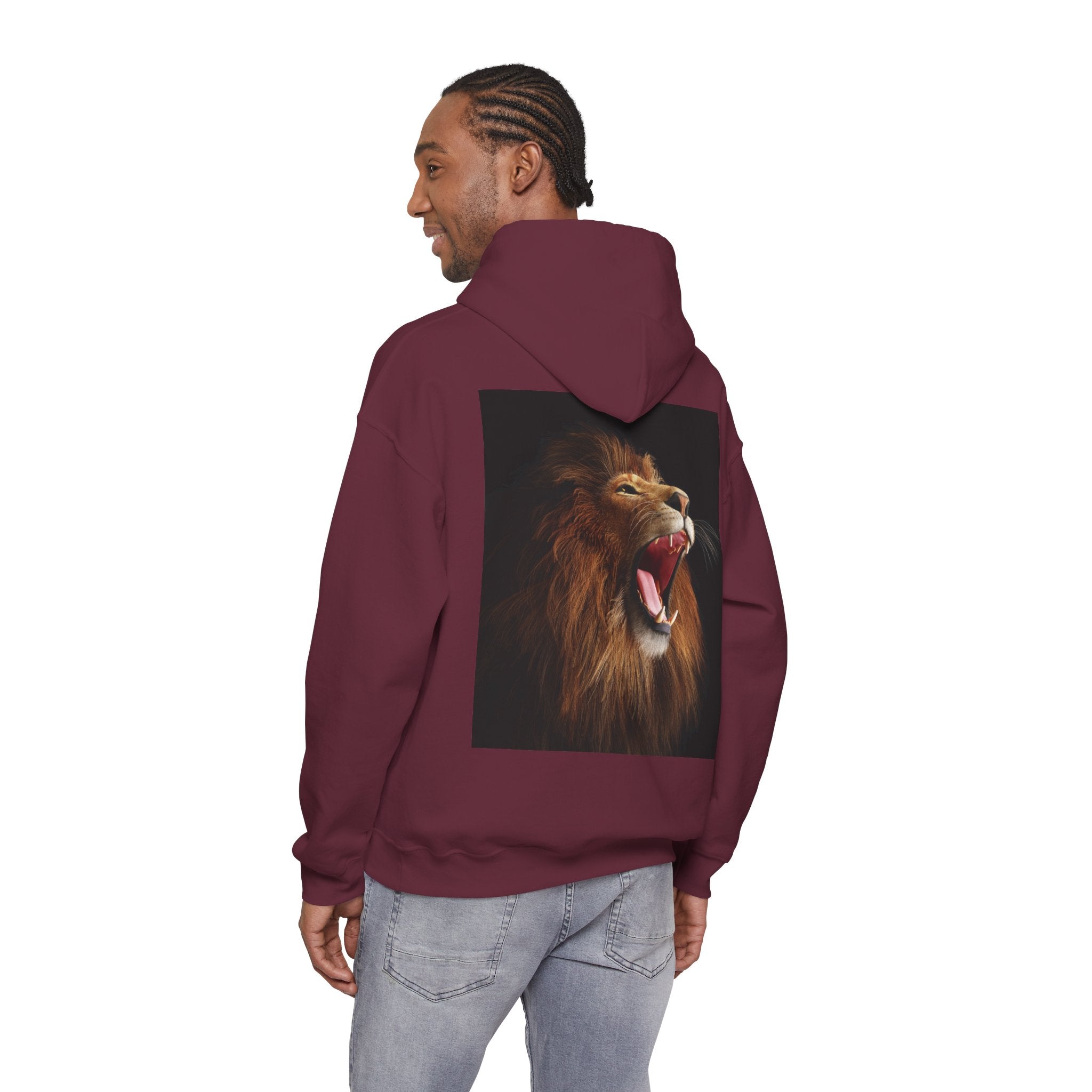 Lion Roar Hoodie — Courage & Confidence Graphic Sweatshirt