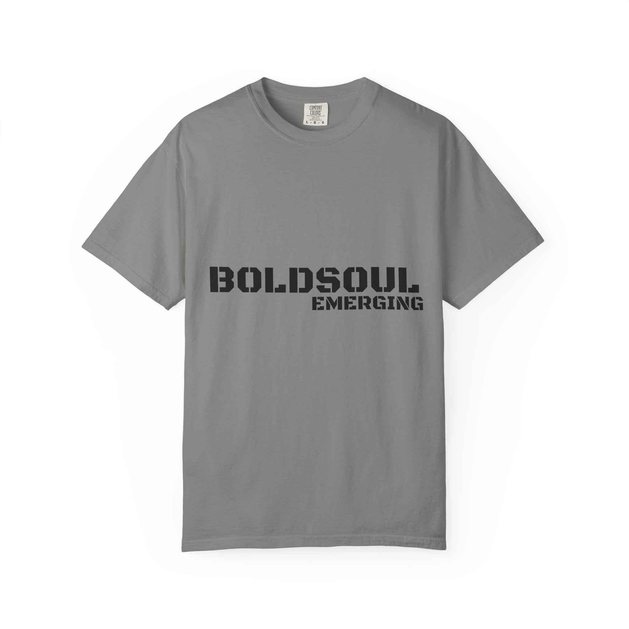 BOLDSOUL Garment-Dyed T-Shirt — Heavyweight Unisex Graphic Tee