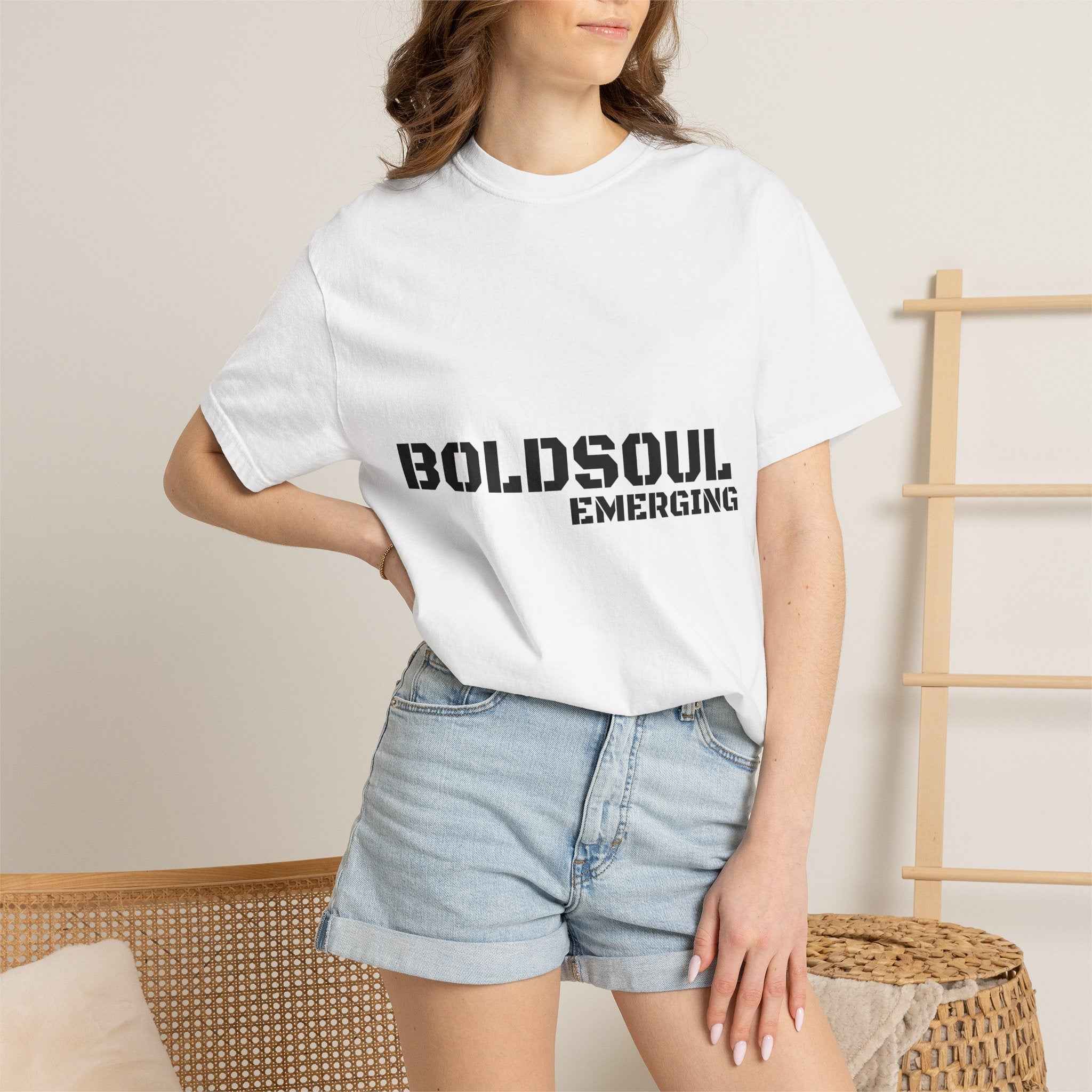 BOLDSOUL Garment-Dyed T-Shirt — Heavyweight Unisex Graphic Tee