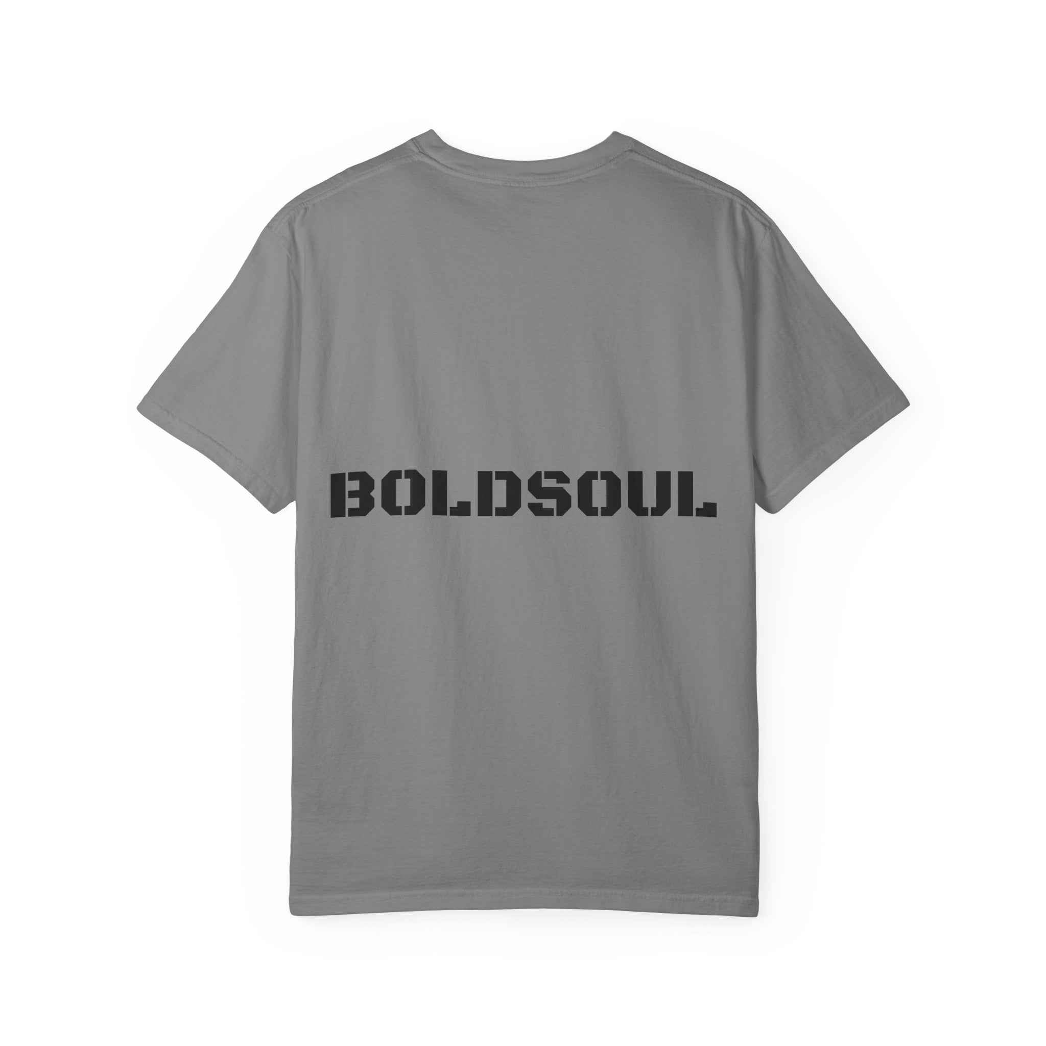 BOLDSOUL Garment-Dyed T-Shirt — Heavyweight Unisex Graphic Tee