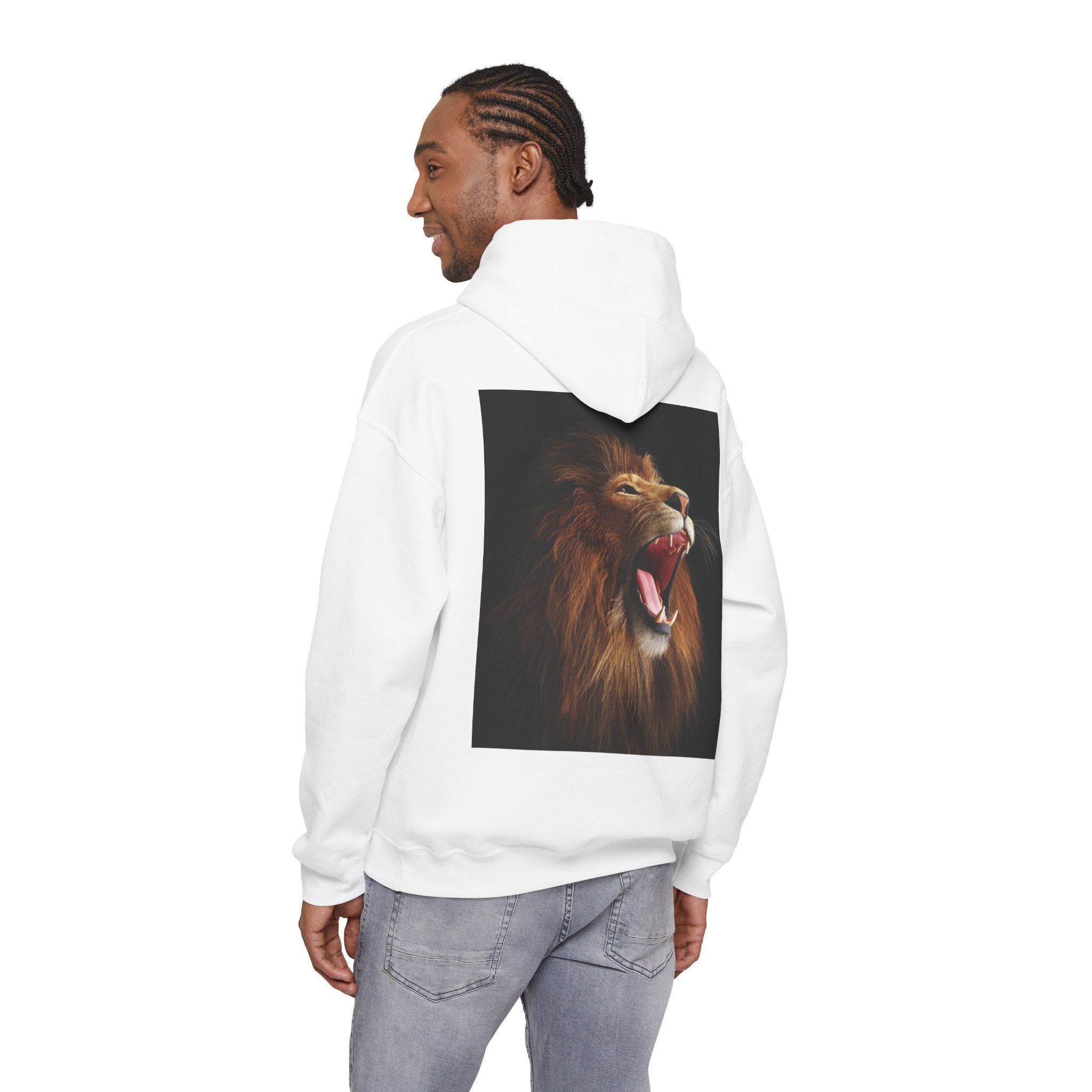 Lion Roar Hoodie — Courage & Confidence Graphic Sweatshirt