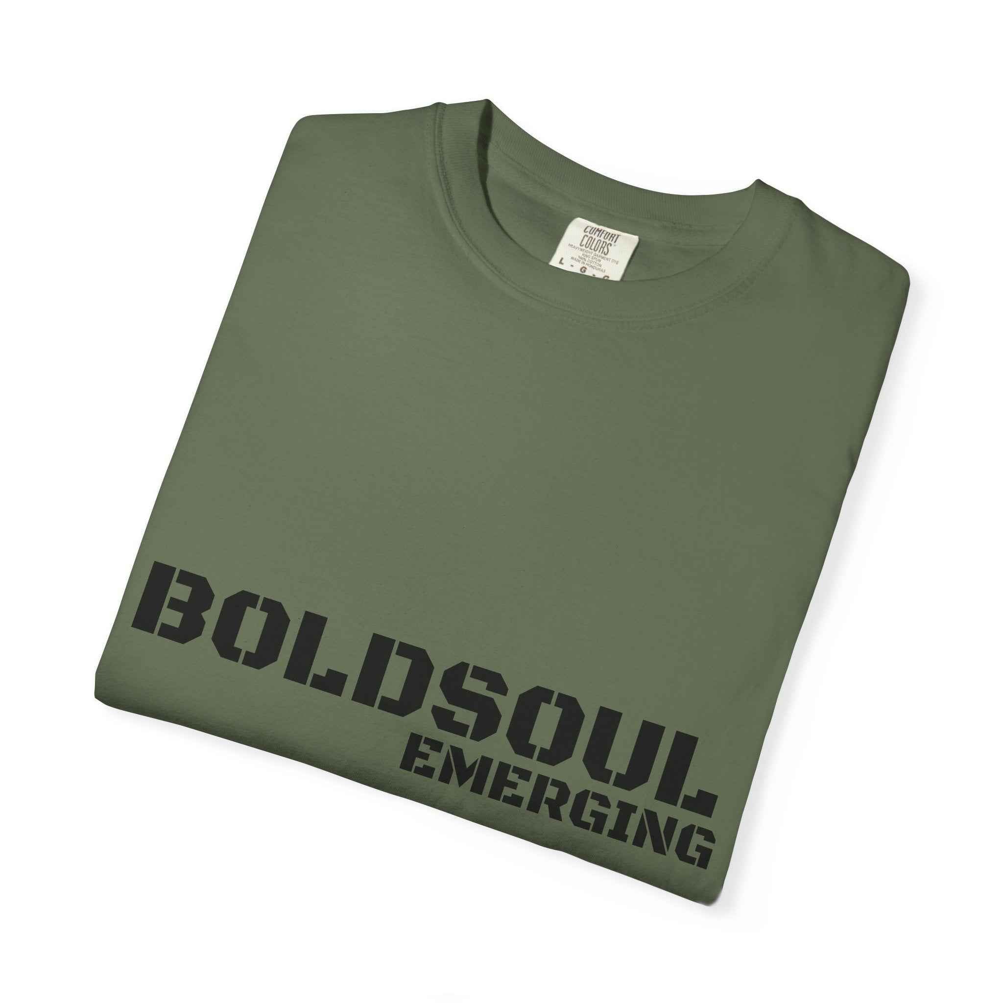 BOLDSOUL Garment-Dyed T-Shirt — Heavyweight Unisex Graphic Tee