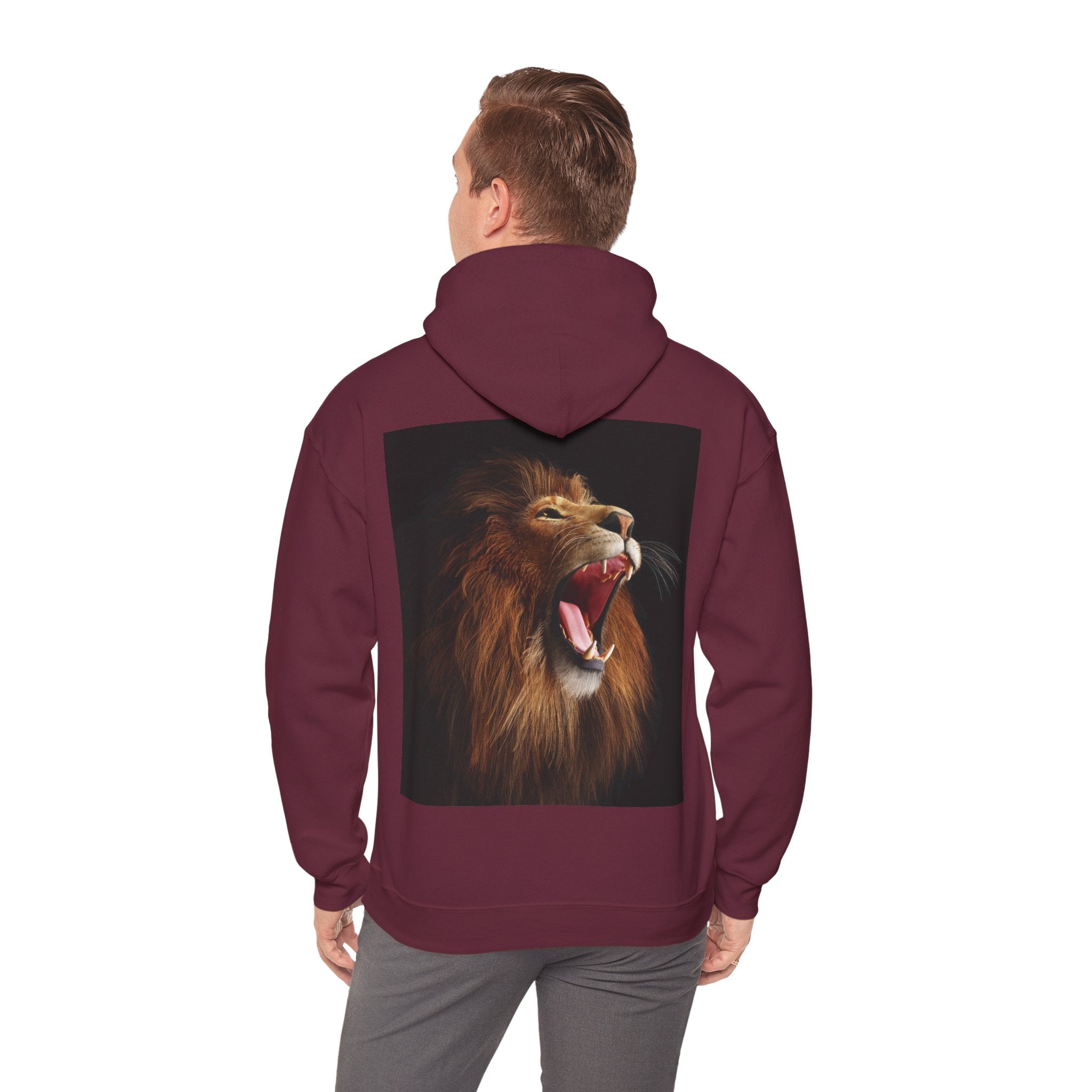 Lion Roar Hoodie — Courage & Confidence Graphic Sweatshirt