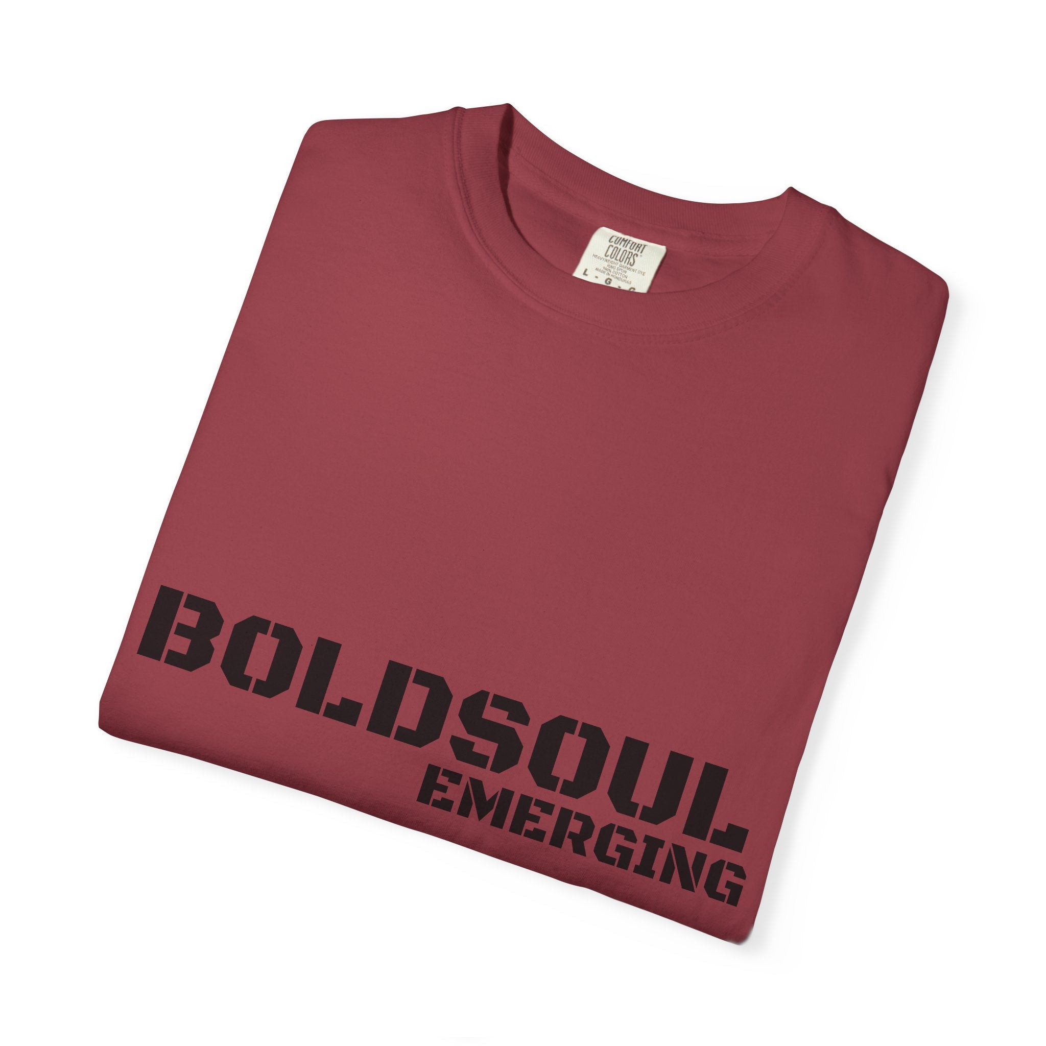 BOLDSOUL Garment-Dyed T-Shirt — Heavyweight Unisex Graphic Tee