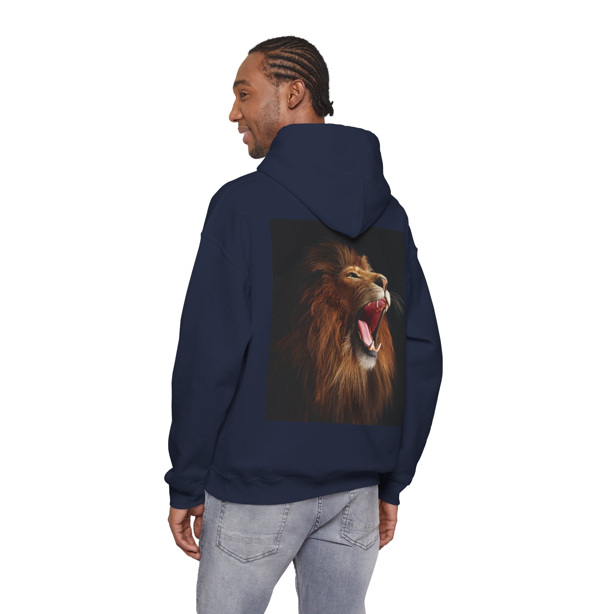 Lion Roar Hoodie — Courage & Confidence Graphic Sweatshirt