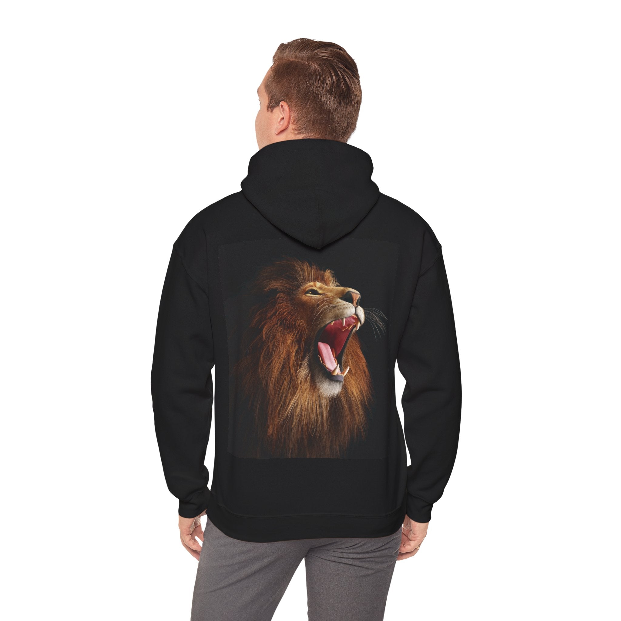 Lion Roar Hoodie — Courage & Confidence Graphic Sweatshirt