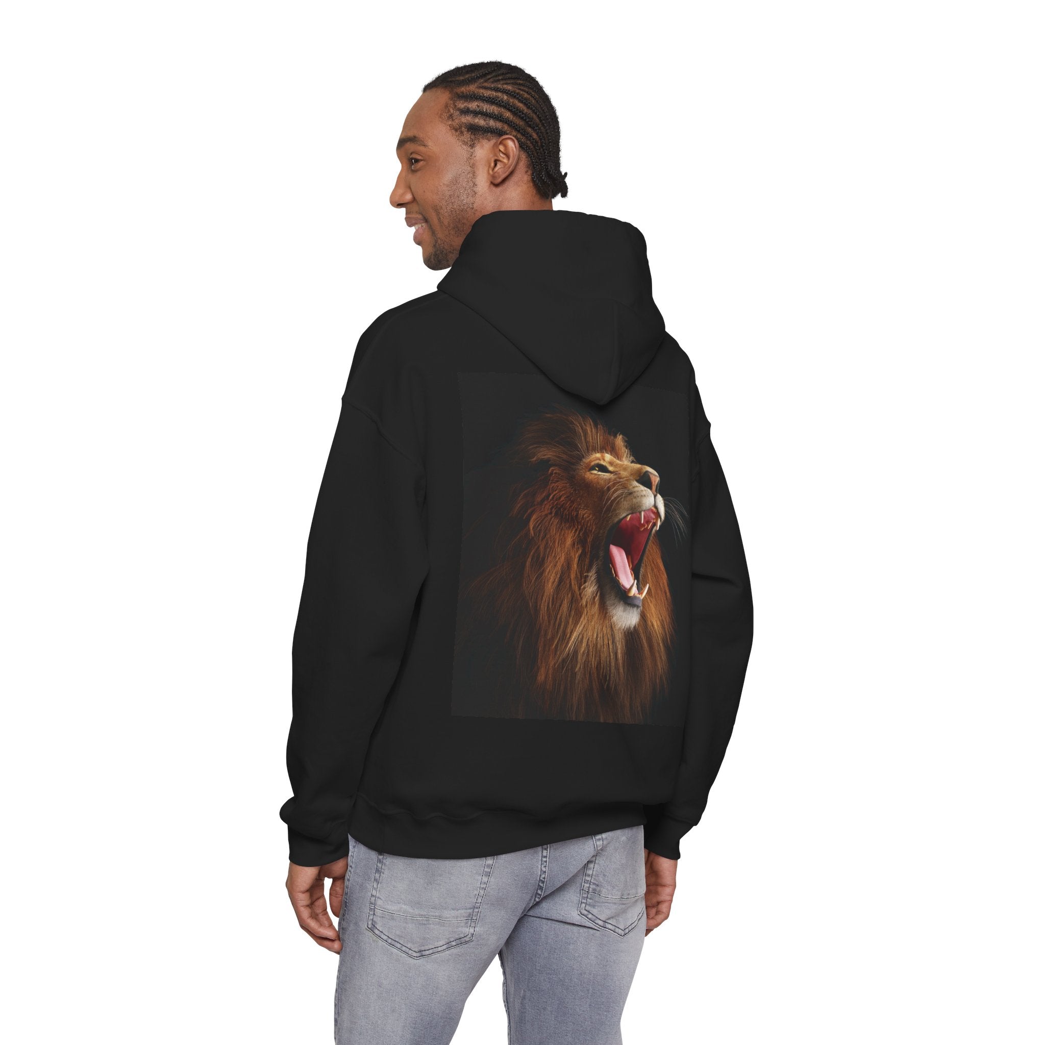 Lion Roar Hoodie — Courage & Confidence Graphic Sweatshirt