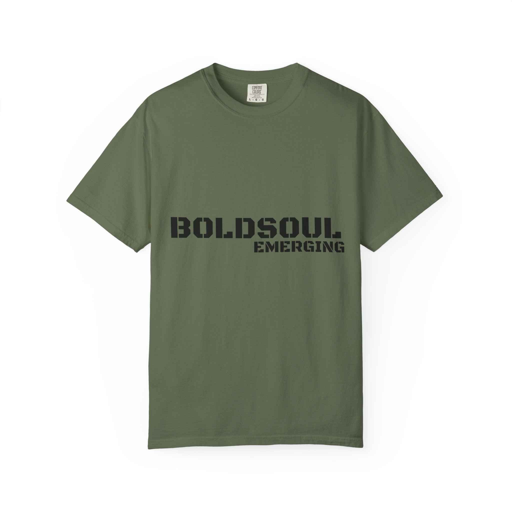 BOLDSOUL Garment-Dyed T-Shirt — Heavyweight Unisex Graphic Tee