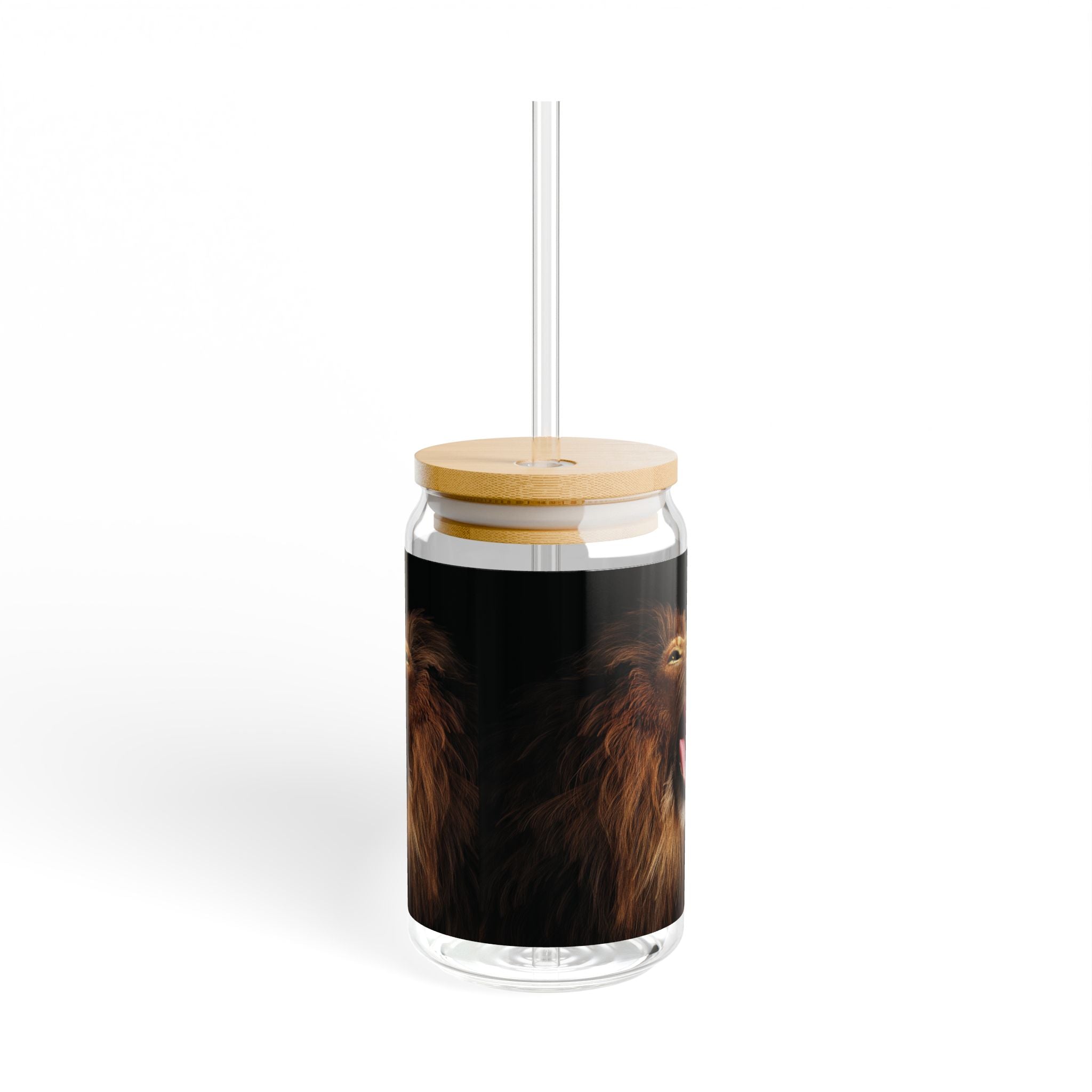 Lion Roar Sipper Glass