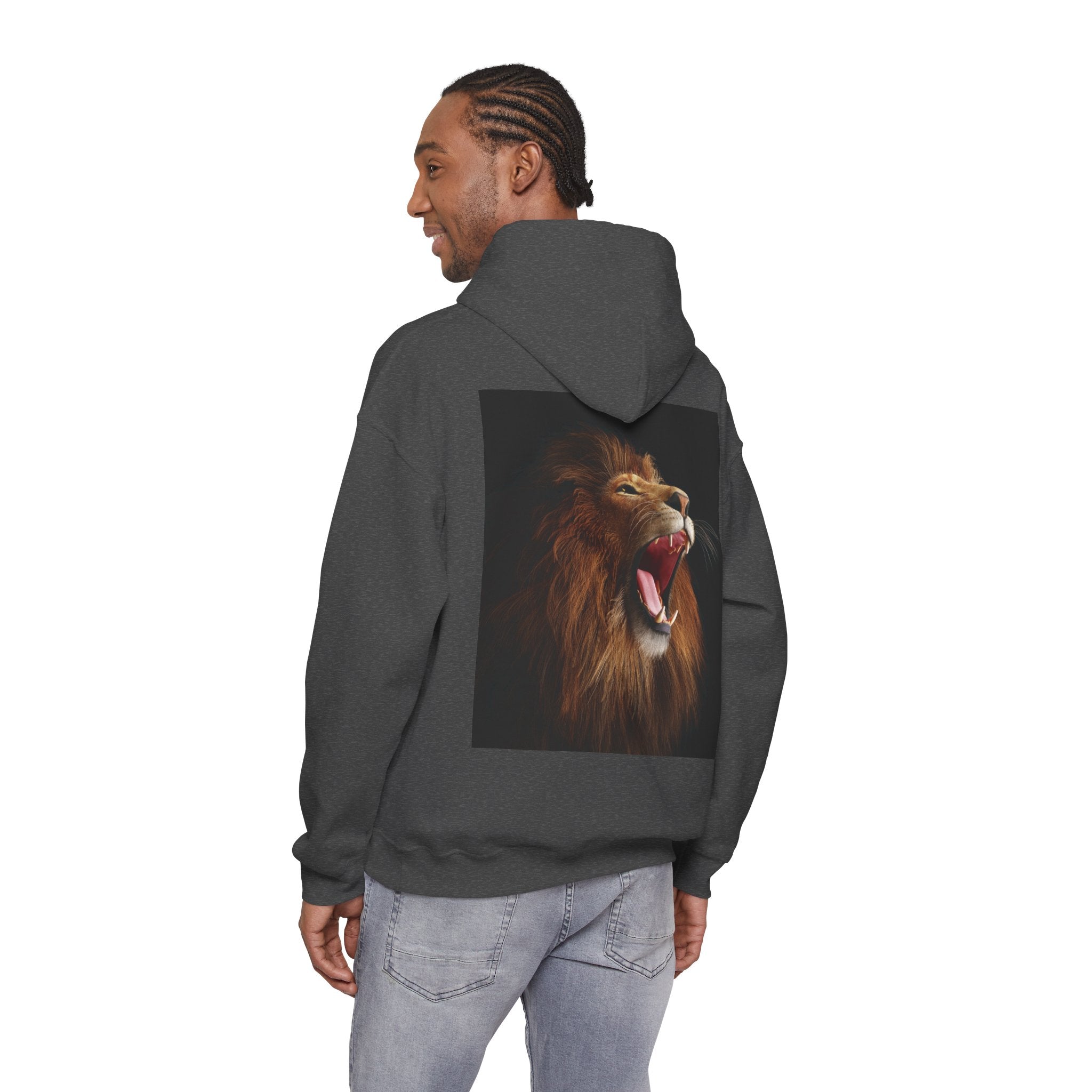 Lion Roar Hoodie — Courage & Confidence Graphic Sweatshirt
