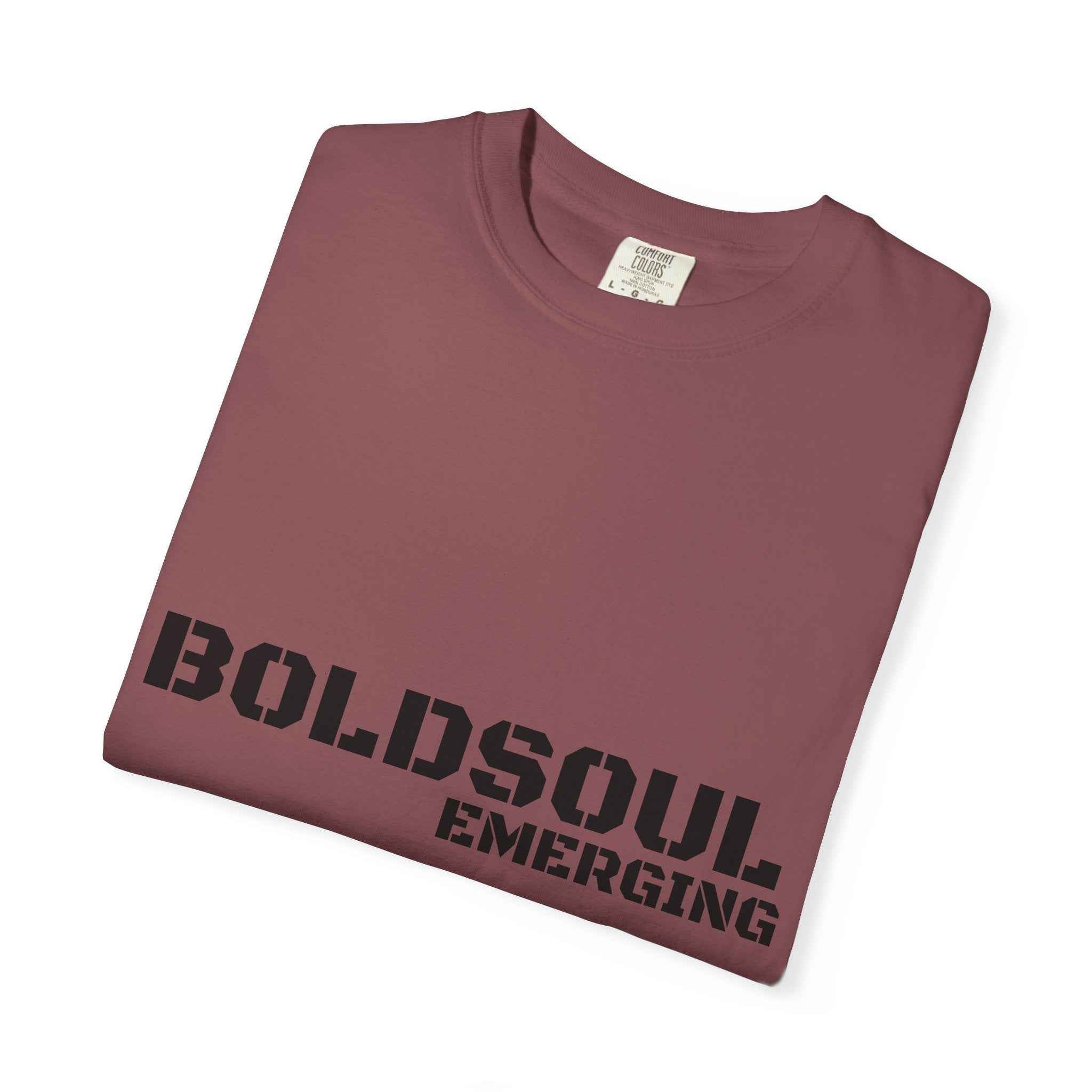 BOLDSOUL Garment-Dyed T-Shirt — Heavyweight Unisex Graphic Tee