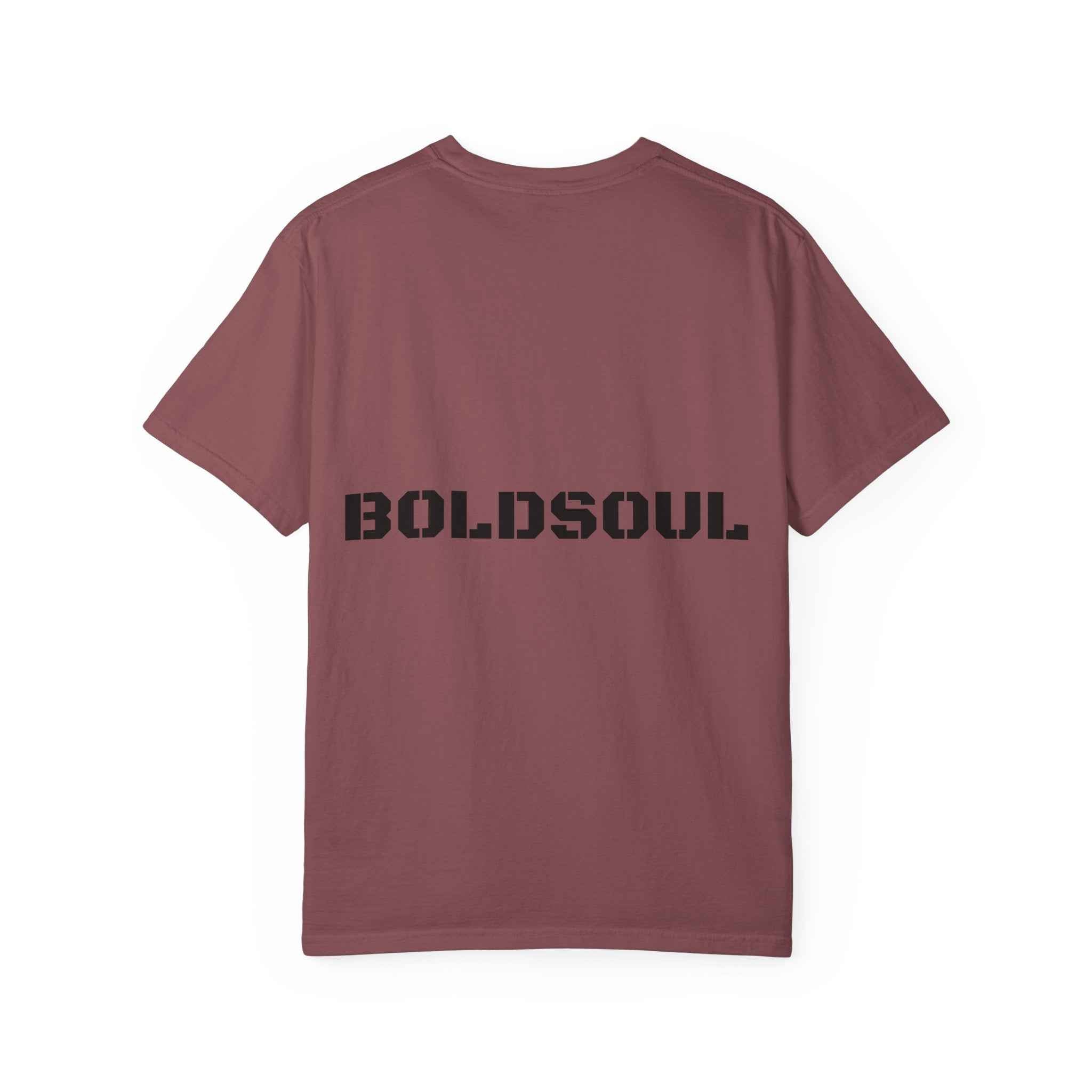 BOLDSOUL Garment-Dyed T-Shirt — Heavyweight Unisex Graphic Tee