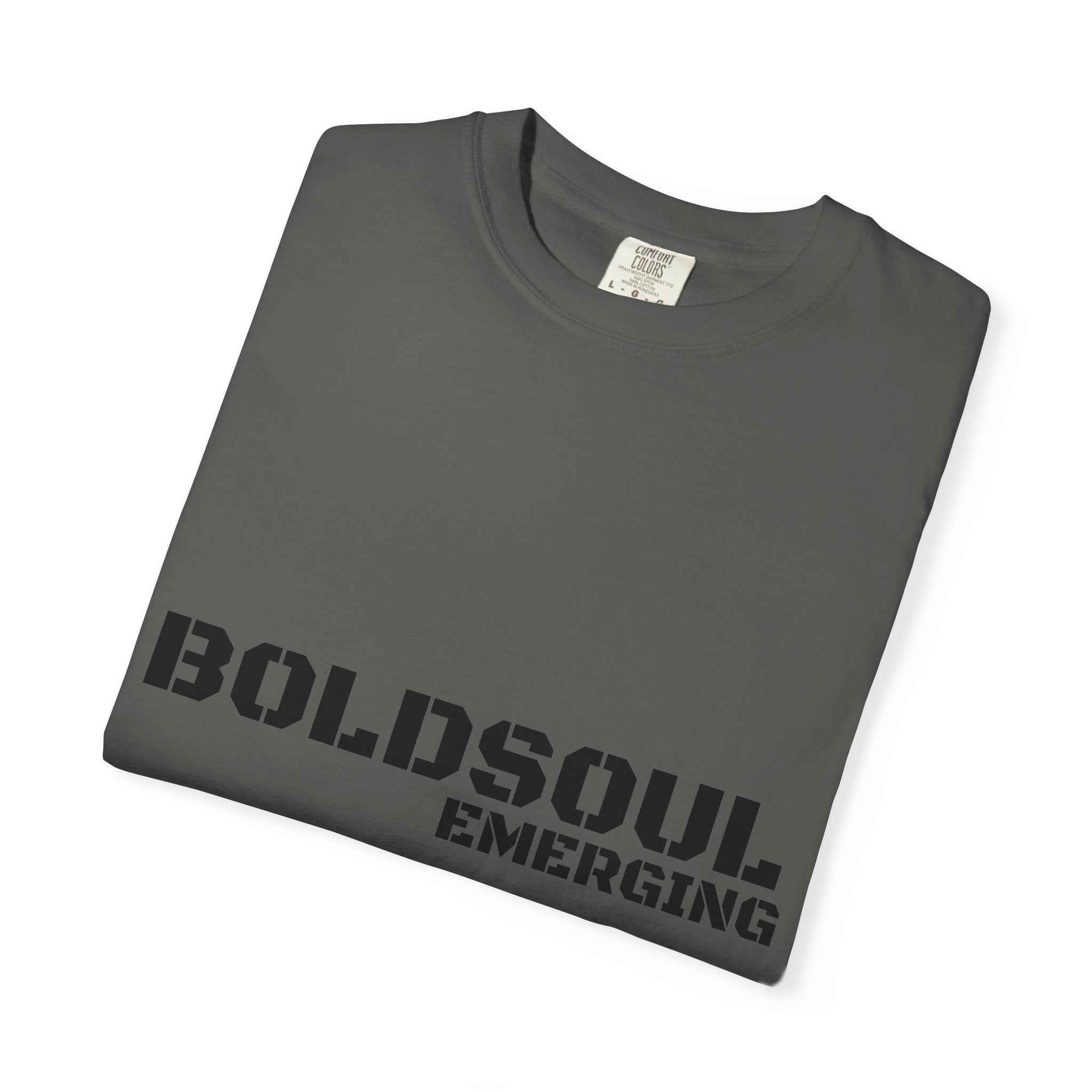 BOLDSOUL Garment-Dyed T-Shirt — Heavyweight Unisex Graphic Tee